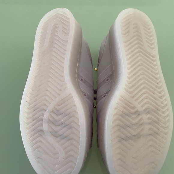 Adidas Superstar Jelly. Purple. Never worn. Size 7 women’s. - Picture 5 of 7